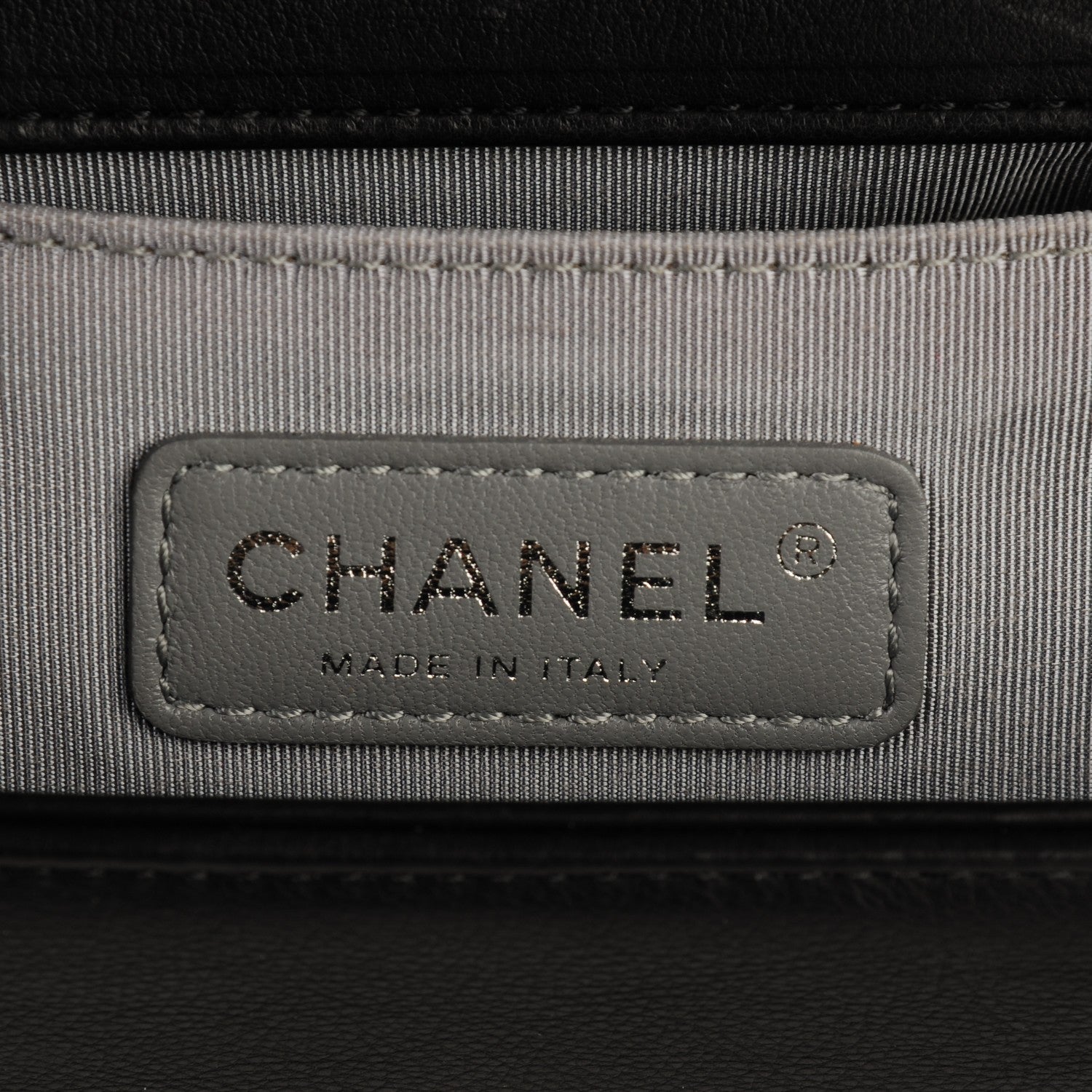Chanel Calfskin Stitched Medium Boy Flap Black 6 of 7