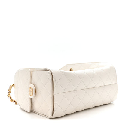 Chanel Caviar Quilted Small Chanel 25 Handbag White 4 of 11