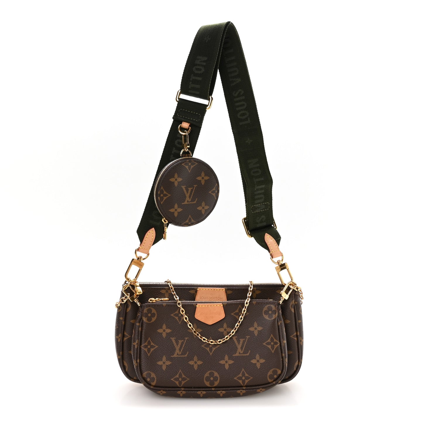 Monogram Multi Pochette Accessories Kaki