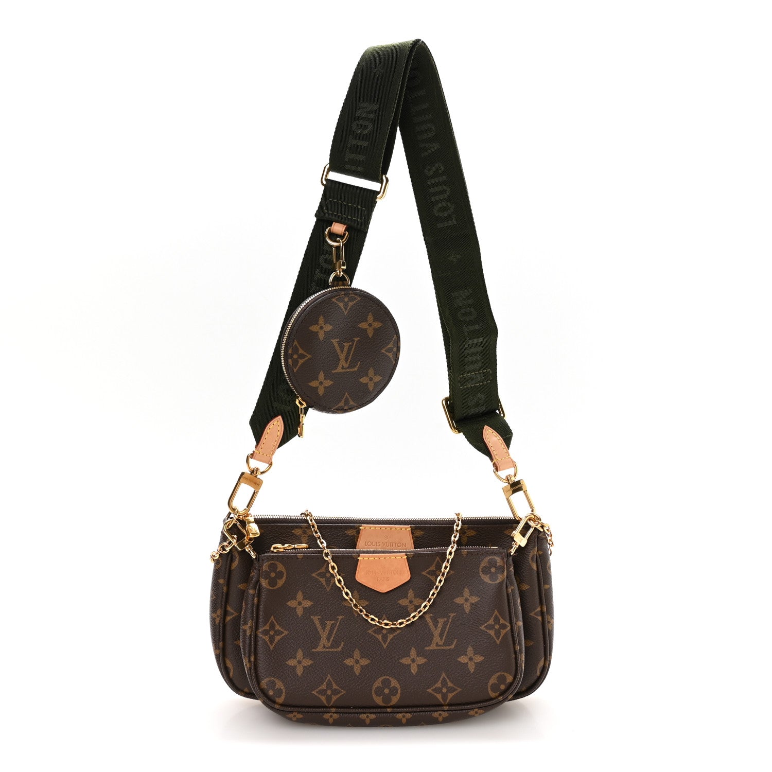 Louis Vuitton Monogram Multi Pochette Accessories Kaki 1 of 9