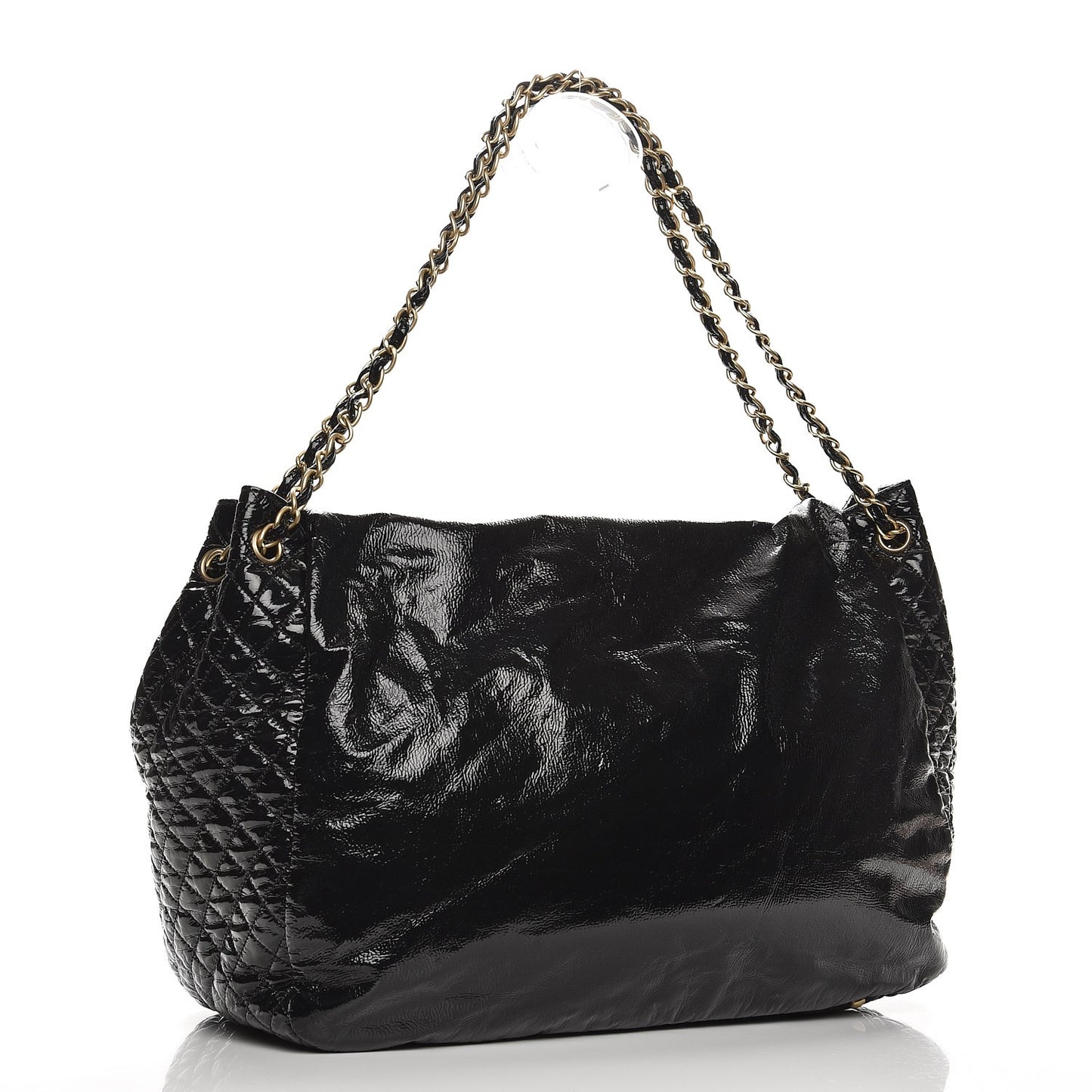 Vinyl XL Rock and Chain Flap Black
