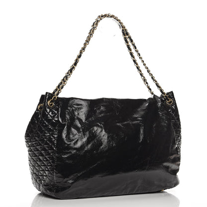 Chanel Vinyl XL Rock and Chain Flap Black 4 of 11