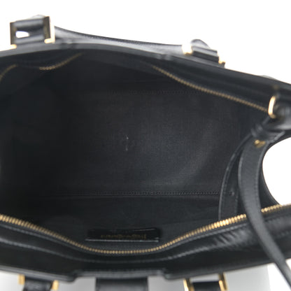 Saint Laurent Textured Calfskin Small Classic Y Cabas Black 8 of 13