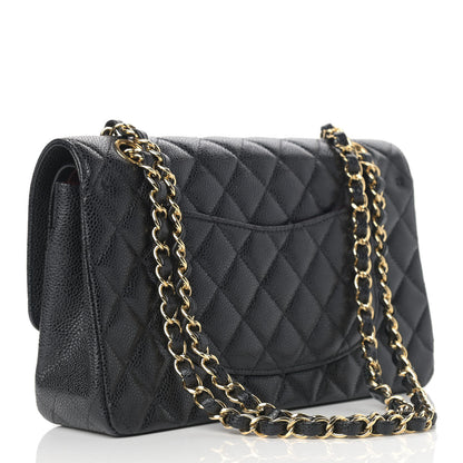 Chanel Caviar Quilted Medium Double Flap Black 4 of 13