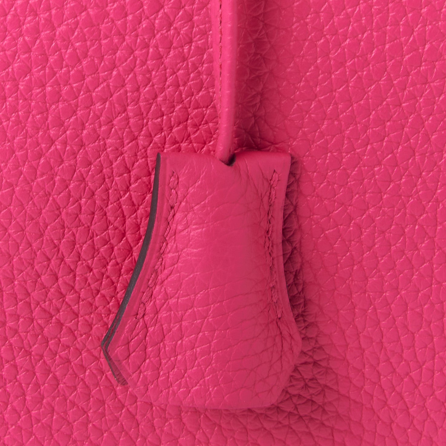 Hermes Taurillon Clemence Birkin 30 Rose Shocking 28 of 31