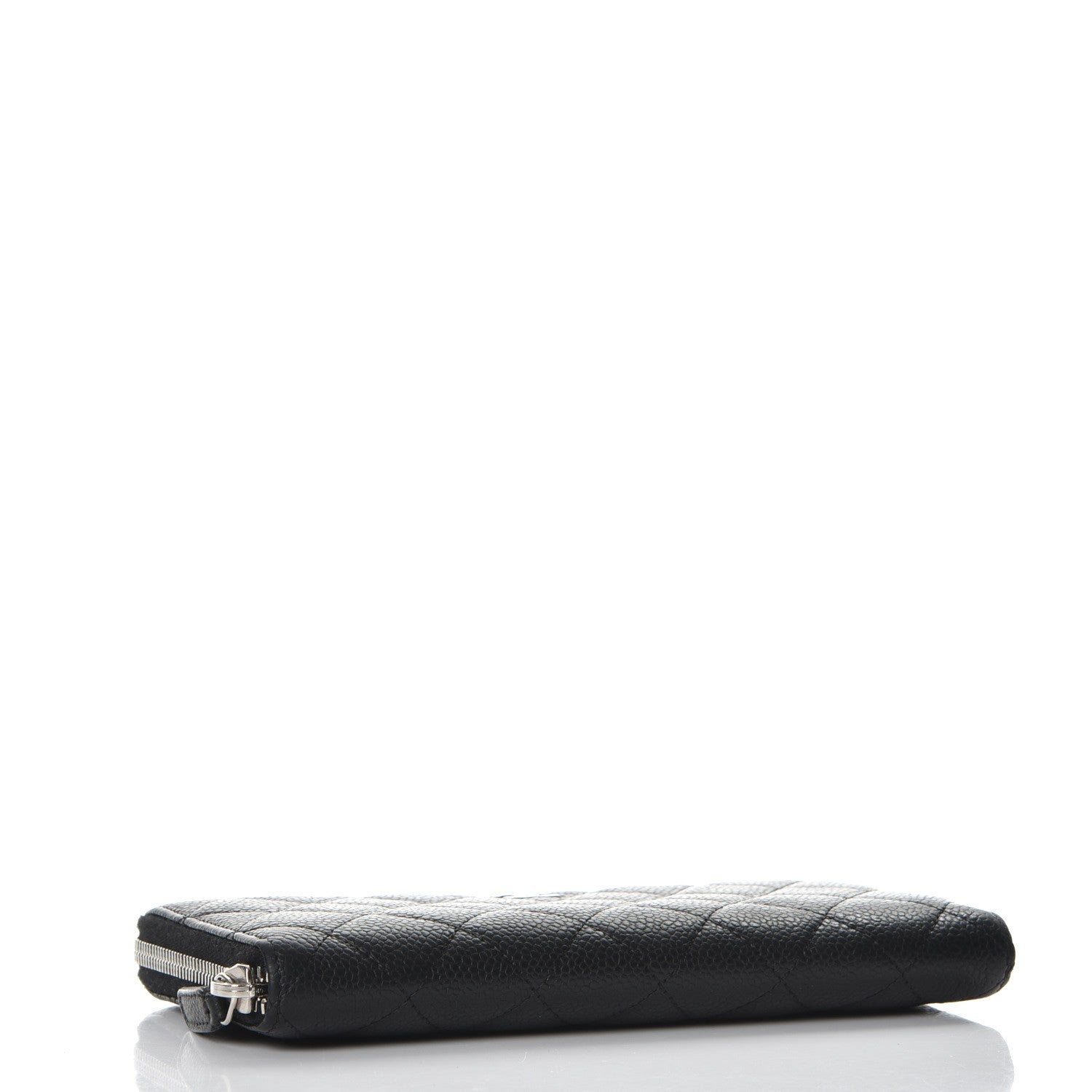 Chanel Caviar Quilted Large Gusset Zip Around Wallet Black 4 of 9