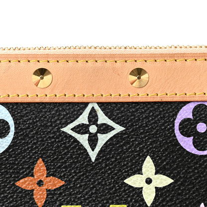 Louis Vuitton Monogram Multicolor Pochette Accessories Black 12 of 15