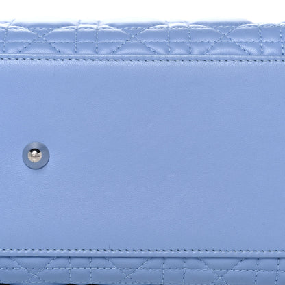 Christian Dior Lambskin Cannage Large Lady Dior Light Blue 14 of 15