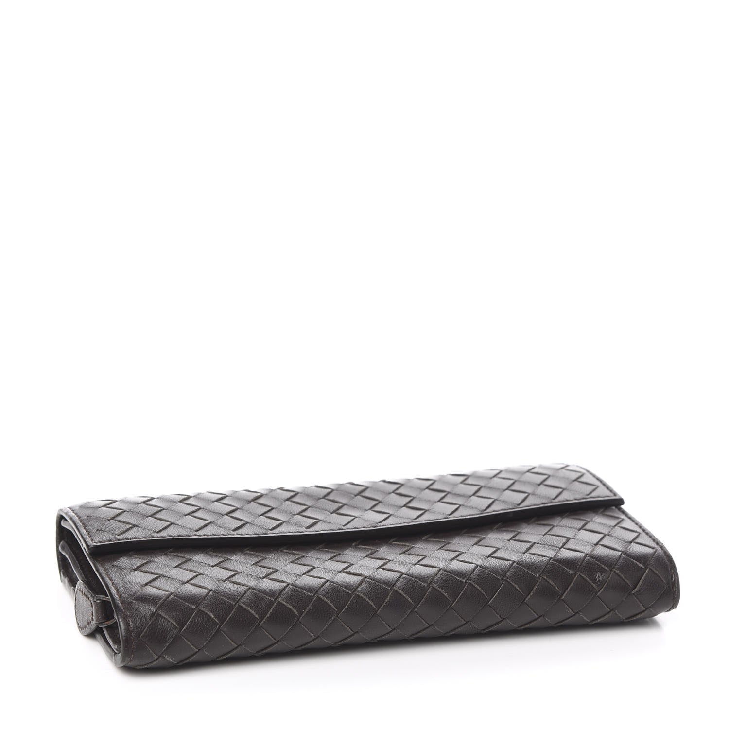 Bottega Veneta Nappa Intrecciato Continental Flap Wallet Ebano 4 of 8