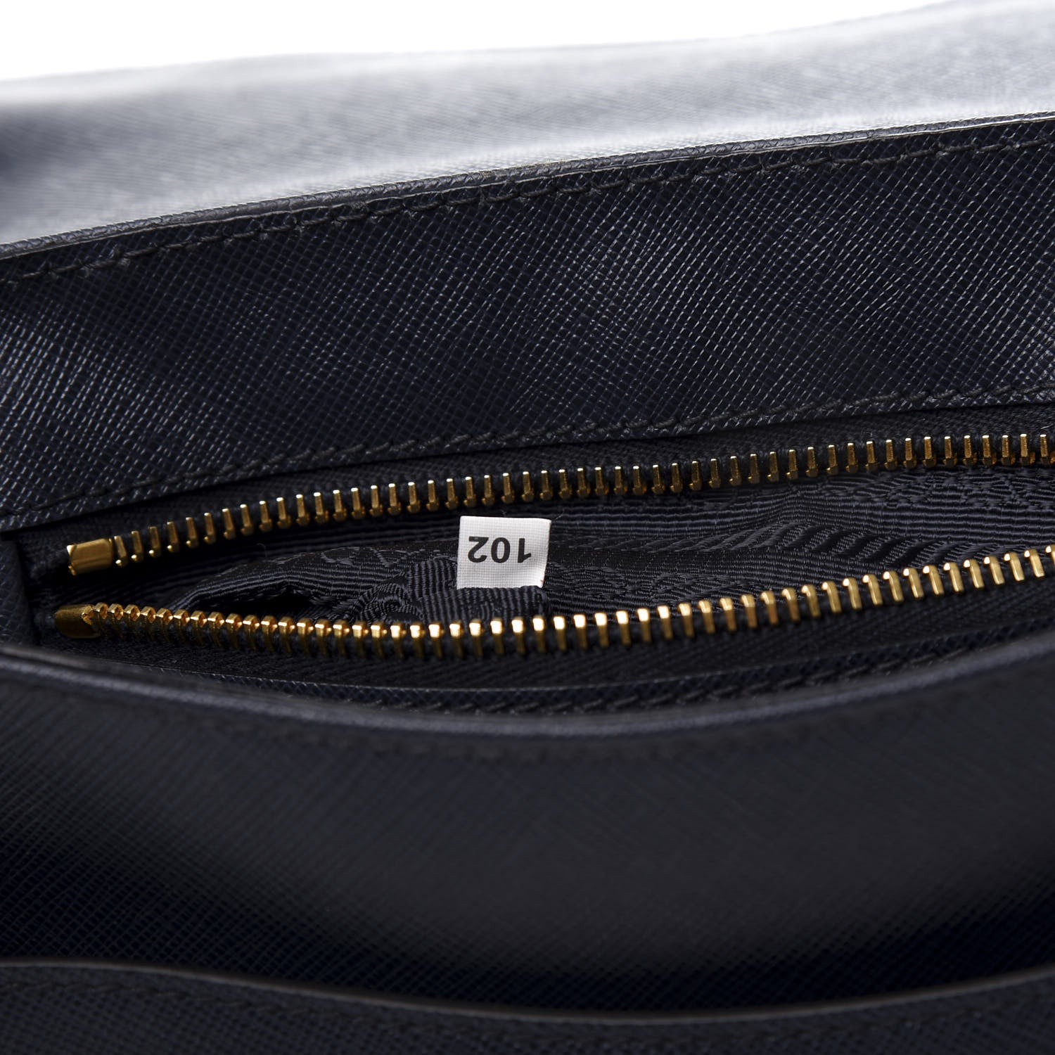 Prada Saffiano Lux Messenger Bag Baltico 7 of 16