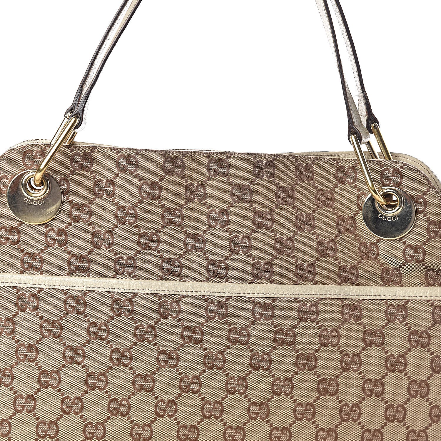 Gucci Monogram Medium Eclipse Shoulder Bag Off White 7 of 9