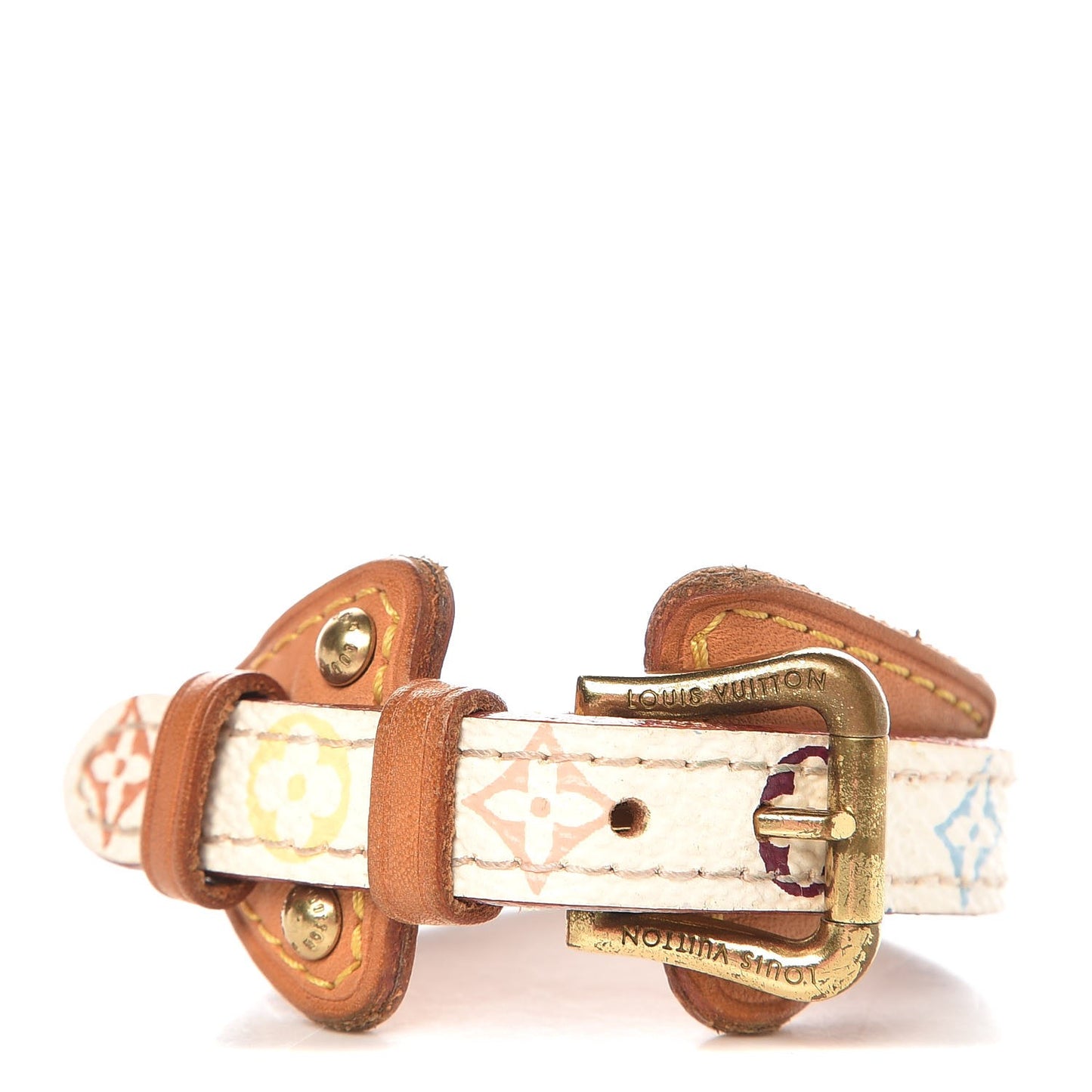 Monogram Multicolor Theda PM Bracelet White