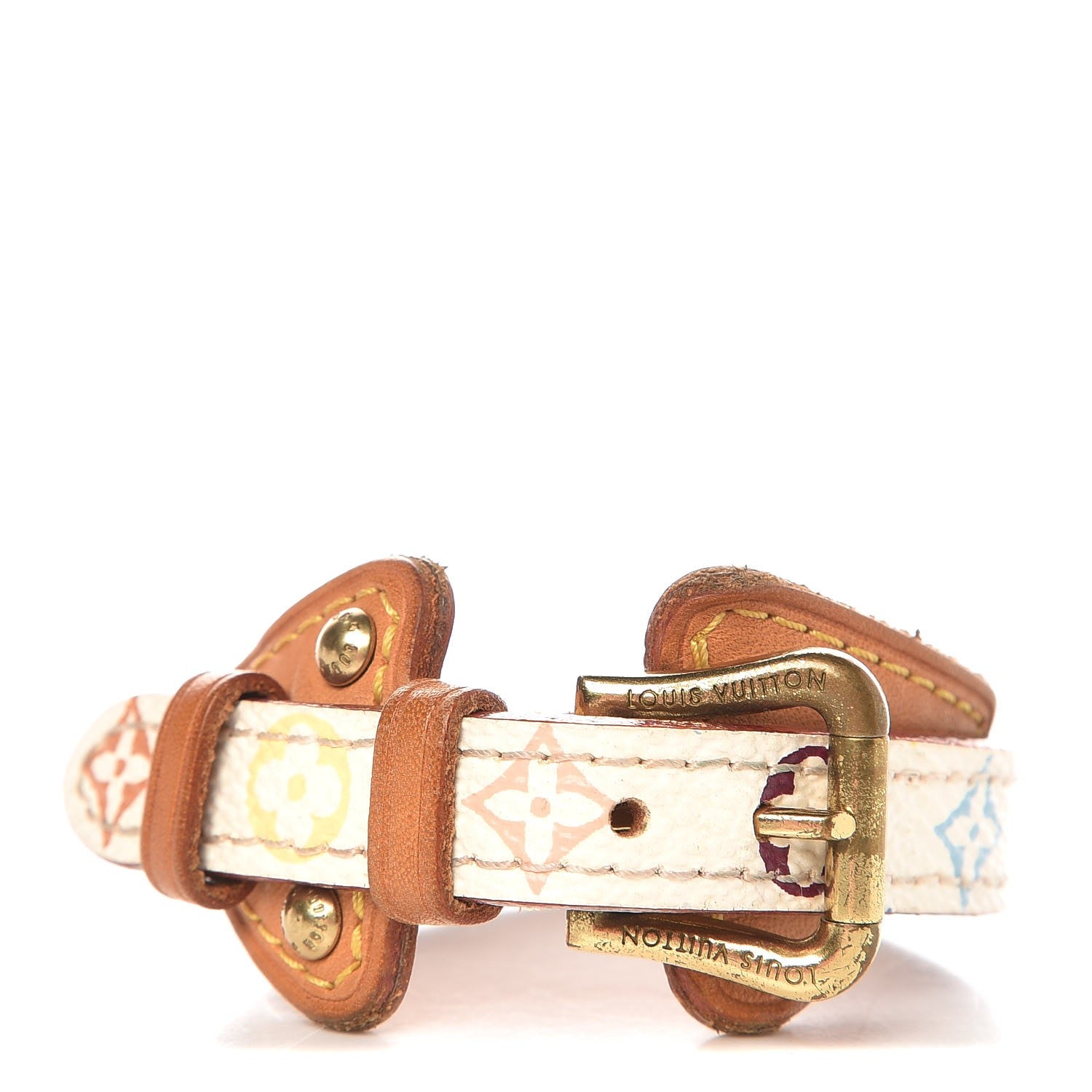 Louis Vuitton Monogram Multicolor Theda PM Bracelet White 1 of 7