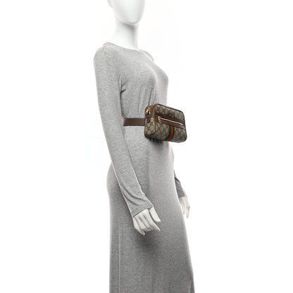 Gucci GG Supreme Monogram Web Small Ophidia Belt Bag 85 34 Dark Brown 2 of 11