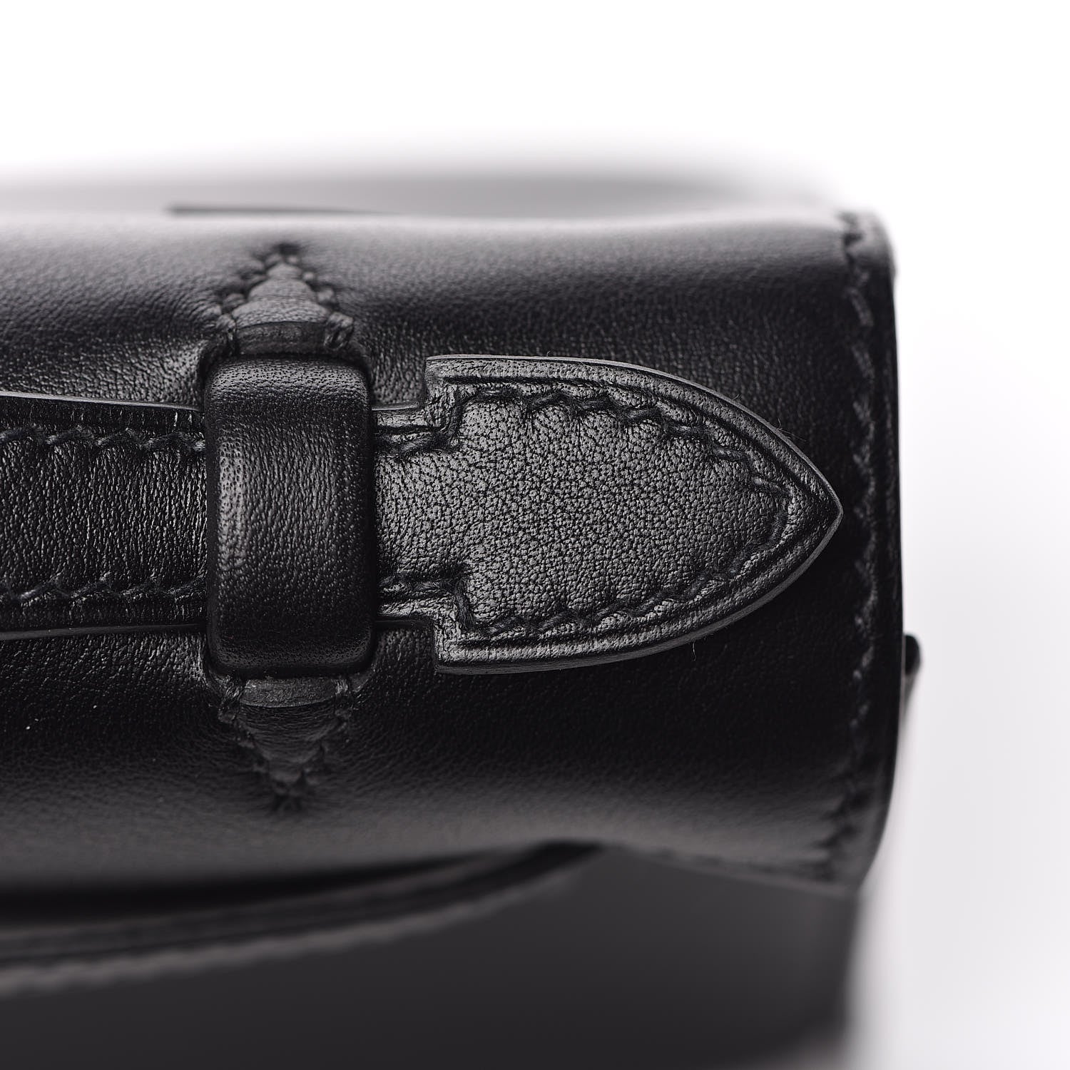 Hermes Swift Kelly Pochette Clutch Black 27 of 31