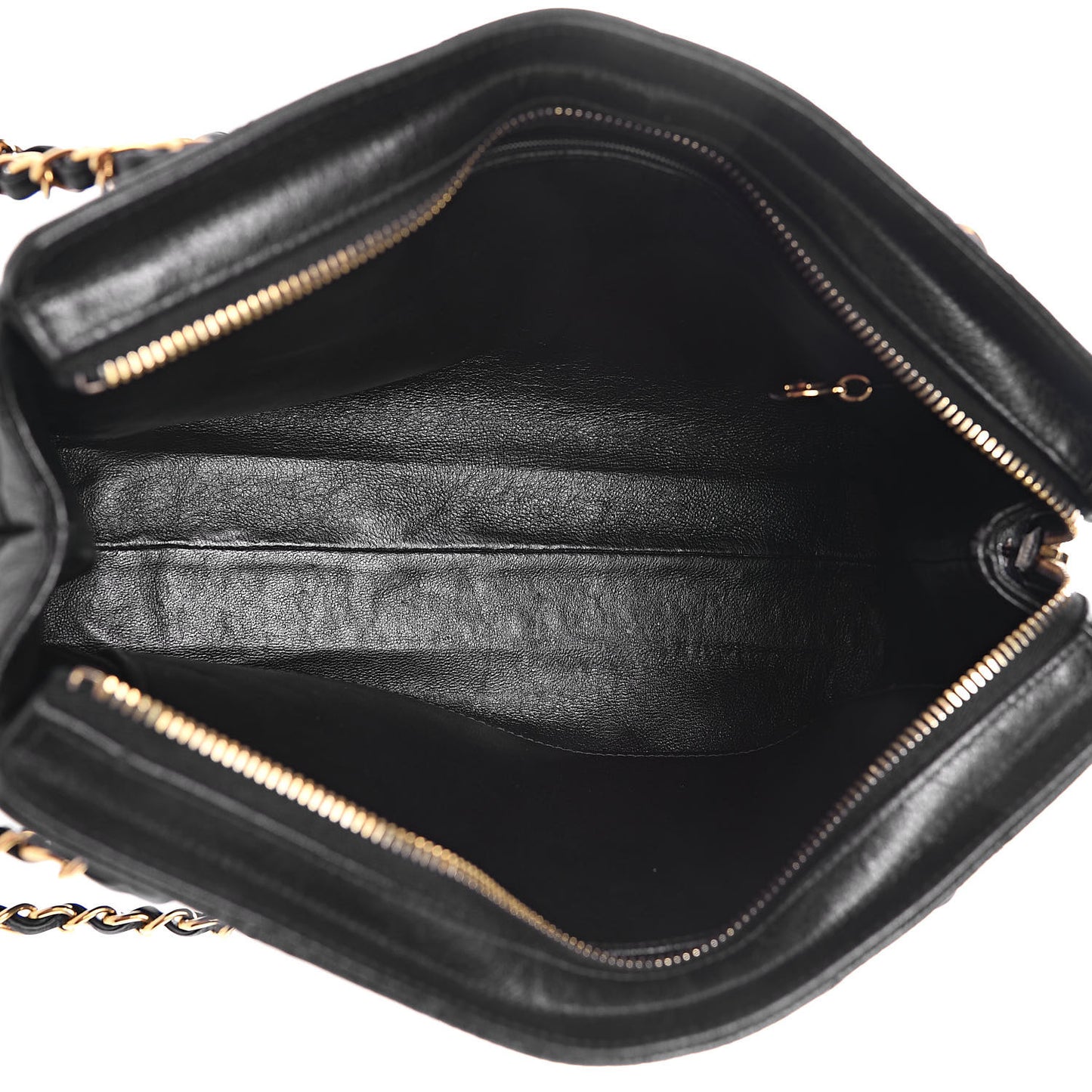 Caviar Quilted Shoulder Bag Black