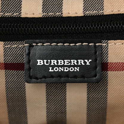 Burberry Calfskin Studded Buckle Tote Black 6 of 10
