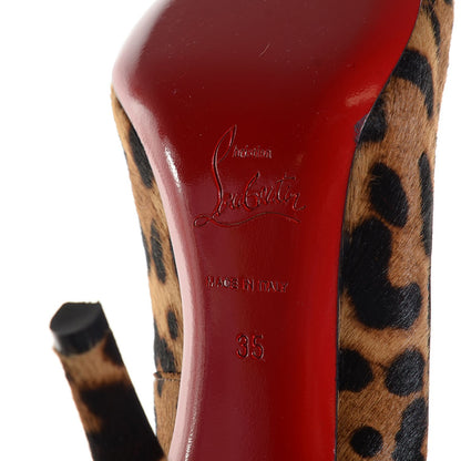 Christian Louboutin Calf Hair Leopard Particule 100 Pumps 35 12 of 12