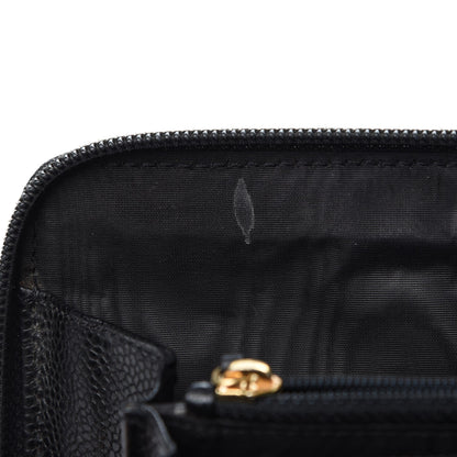 Chanel Caviar CC Timeless Large Zip Around Wallet Black 9 of 12