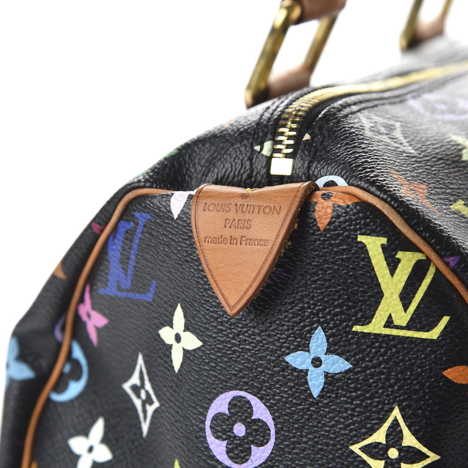 Louis Vuitton Monogram Multicolor Speedy 30 Black 8 of 9