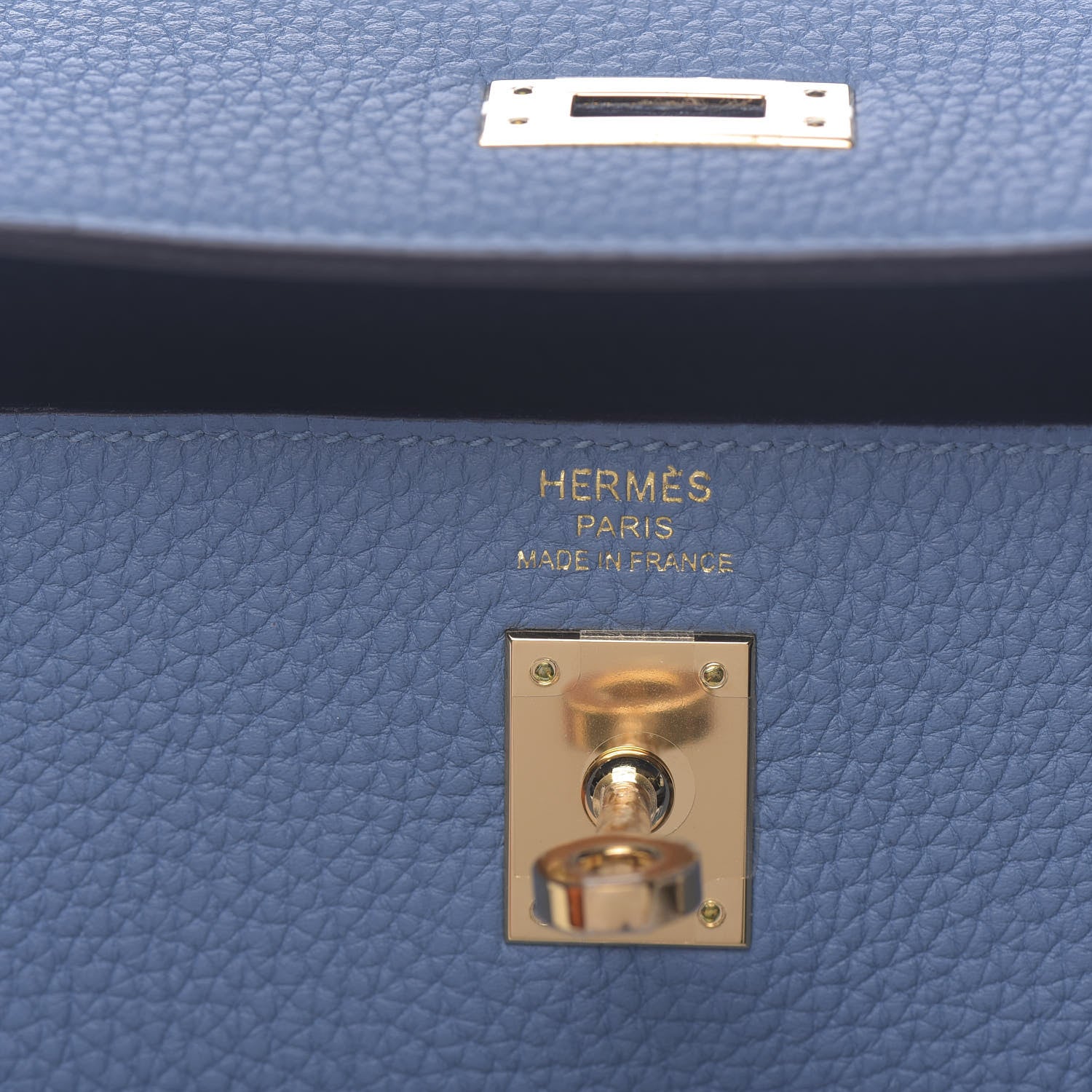 Hermes Togo Kelly Retourne 25 Azur 29 of 41