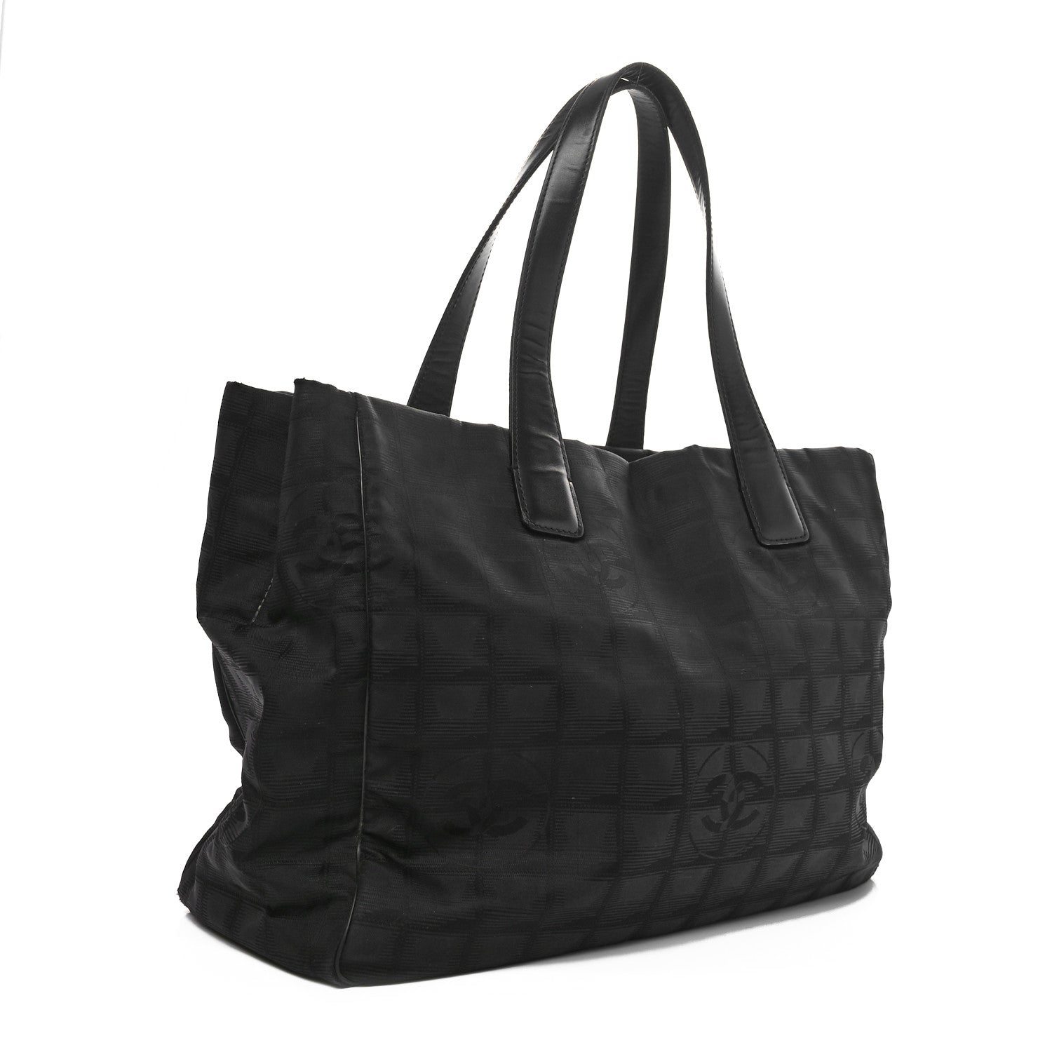 Chanel Nylon Medium Travel Tote Black 3 of 10
