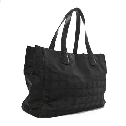 Chanel Nylon Medium Travel Tote Black 3 of 10