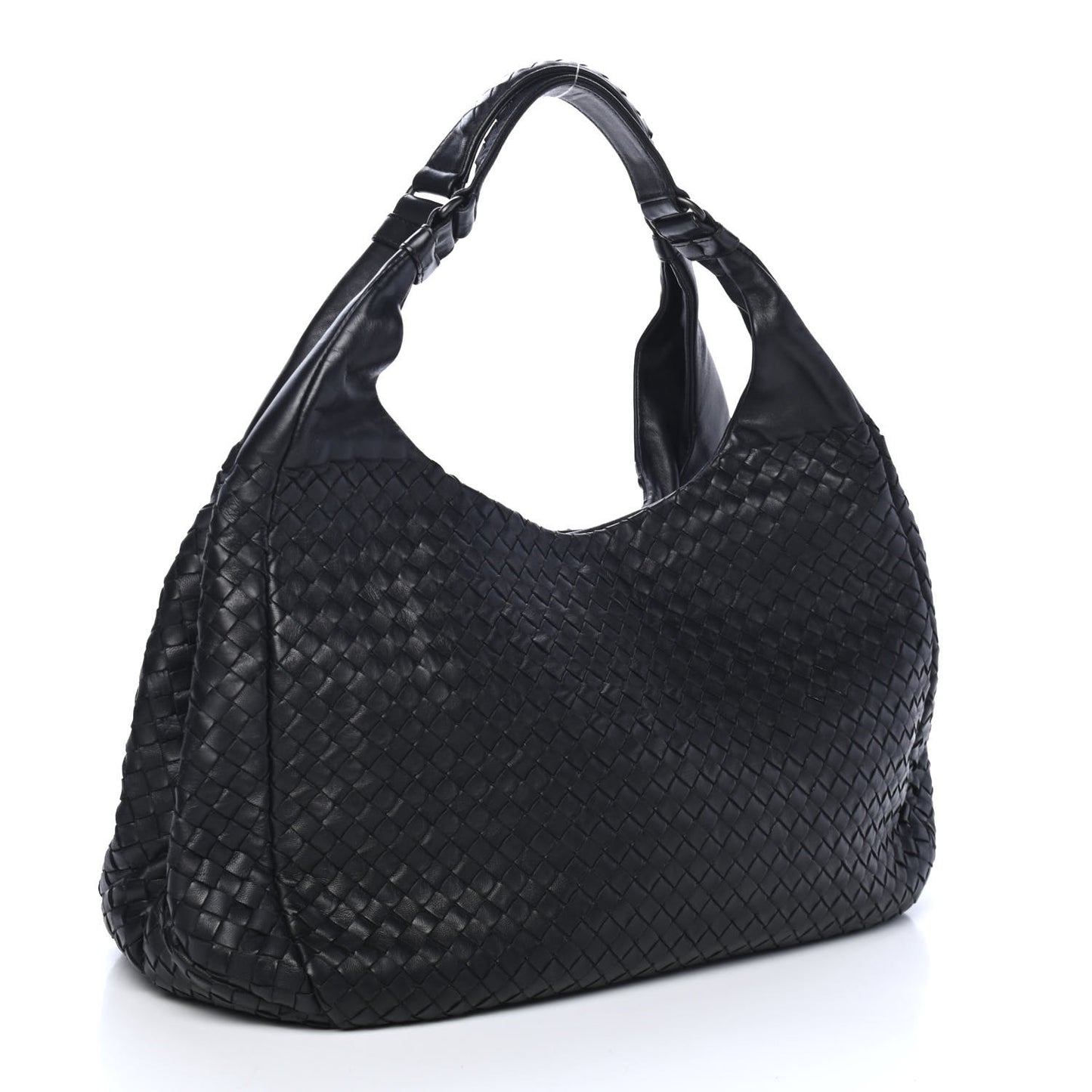 Nappa Intrecciato Large Campana Black