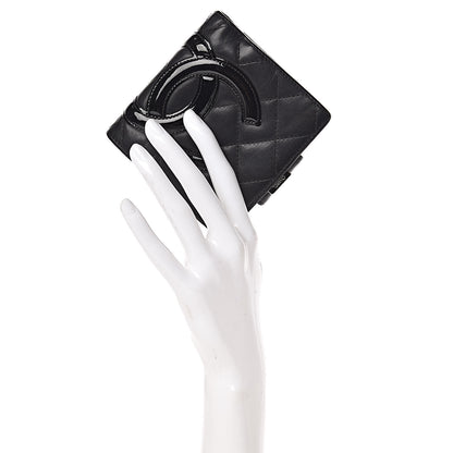 Chanel Calfskin Quilted Cambon Bi-Fold Wallet Black 2 of 18