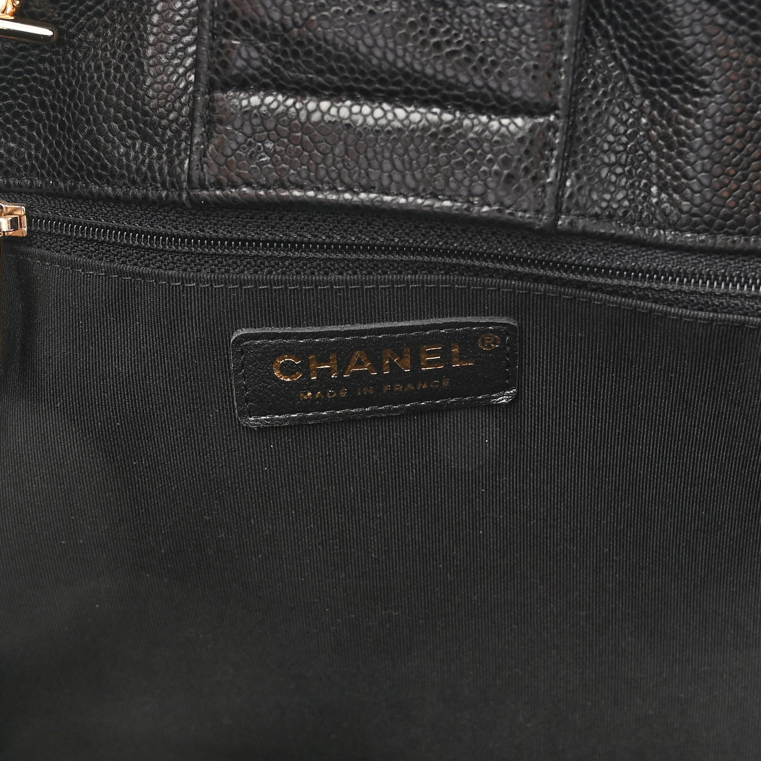 Chanel Caviar Quilted Large Shopping Tote Black 6 of 10