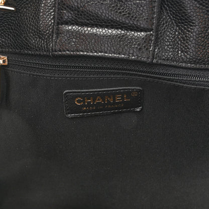 Chanel Caviar Quilted Large Shopping Tote Black 6 of 10