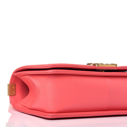 Chanel Caviar Quilted Medium Boy Flap Pink 8 of 9