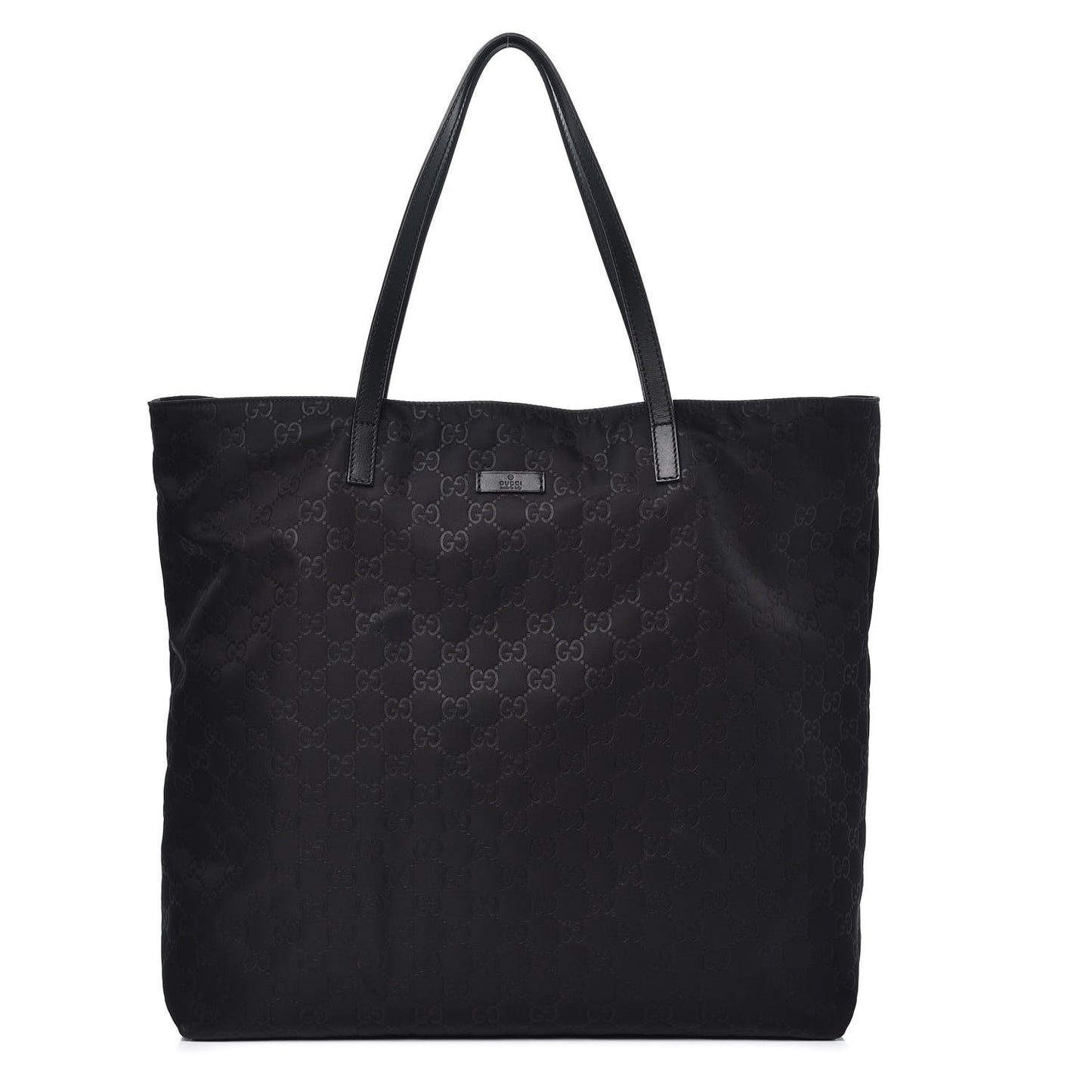 Nylon Monogram Large Tote Black