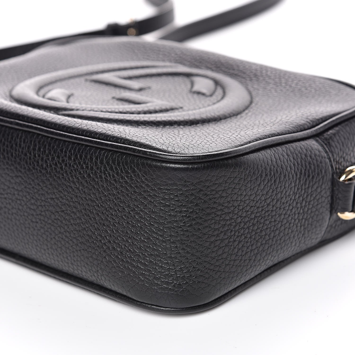 Gucci Pebbled Calfskin Small Soho Disco Bag Black 9 of 14