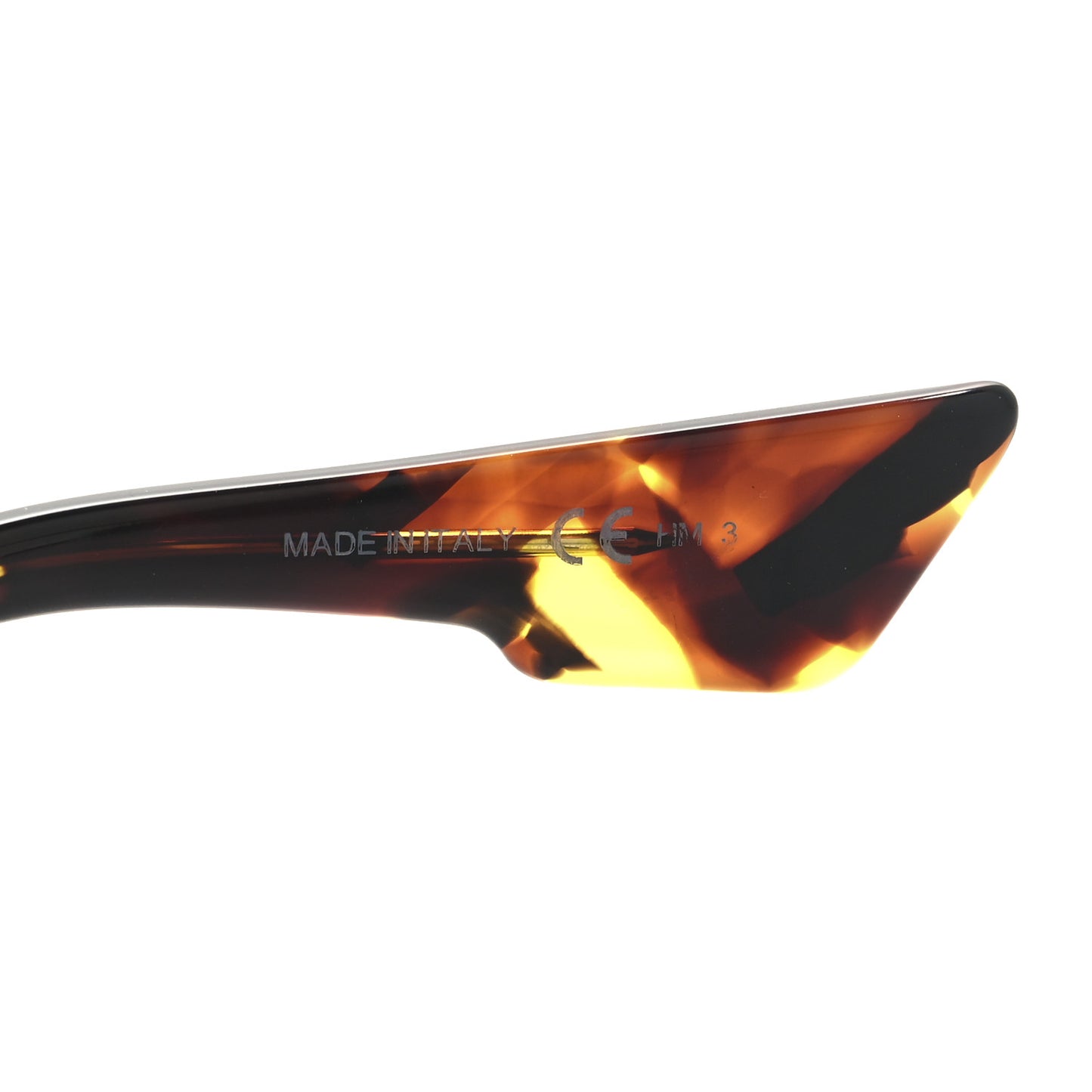 Abstract Square Mirrored Sunglasses Spotted Havana Purple