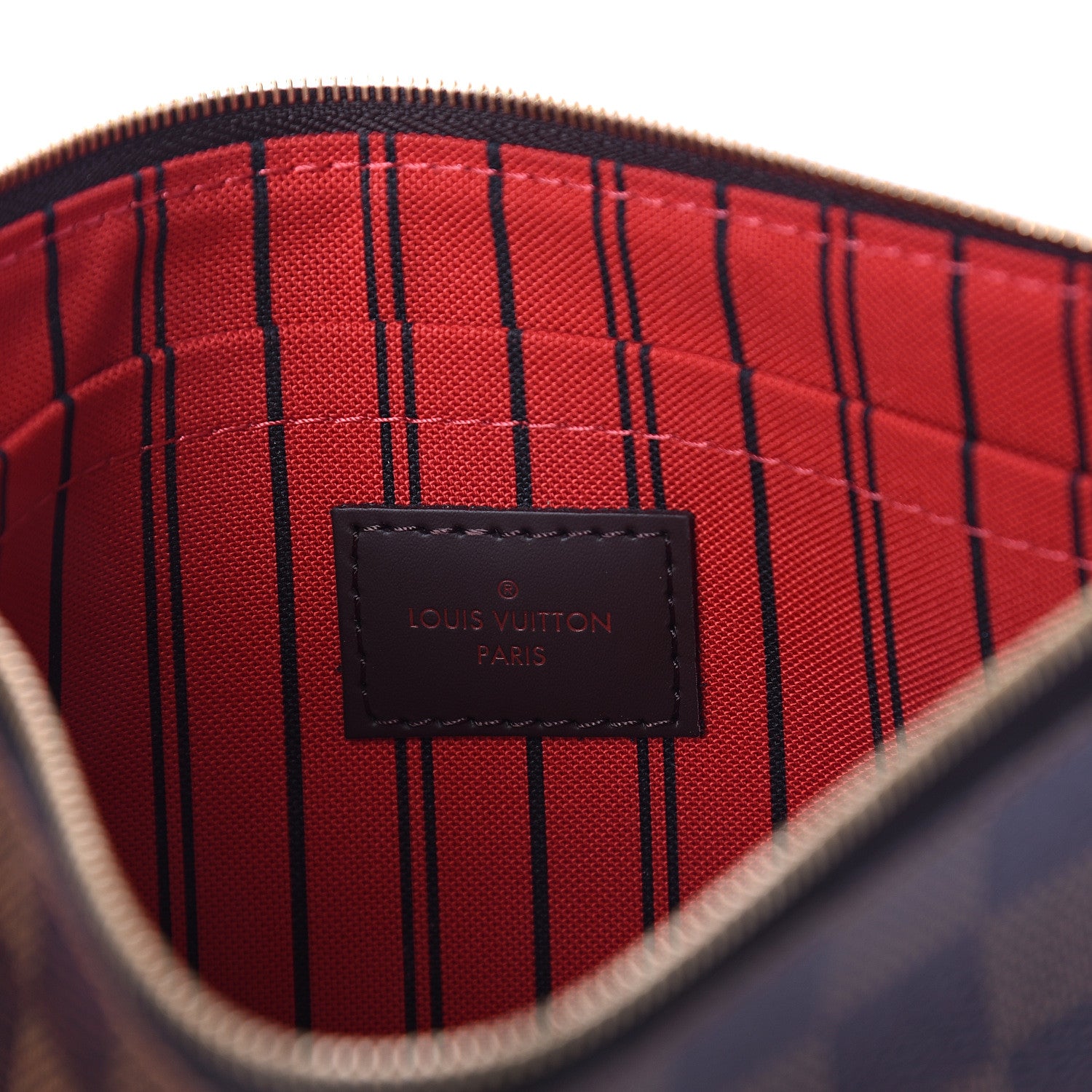 Louis Vuitton Damier Ebene Neverfull MM GM Pochette 5 of 5