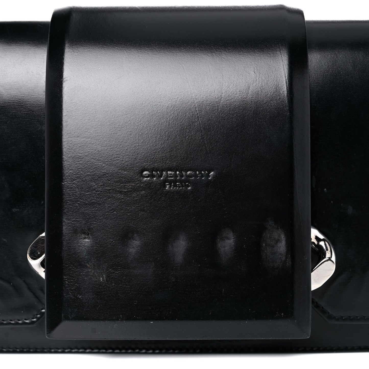 Calfskin Infinity Flap Bag Black