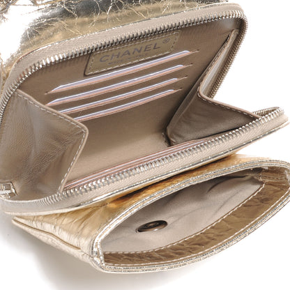 Chanel Metallic Calfskin Mini Flap Gold 6 of 8