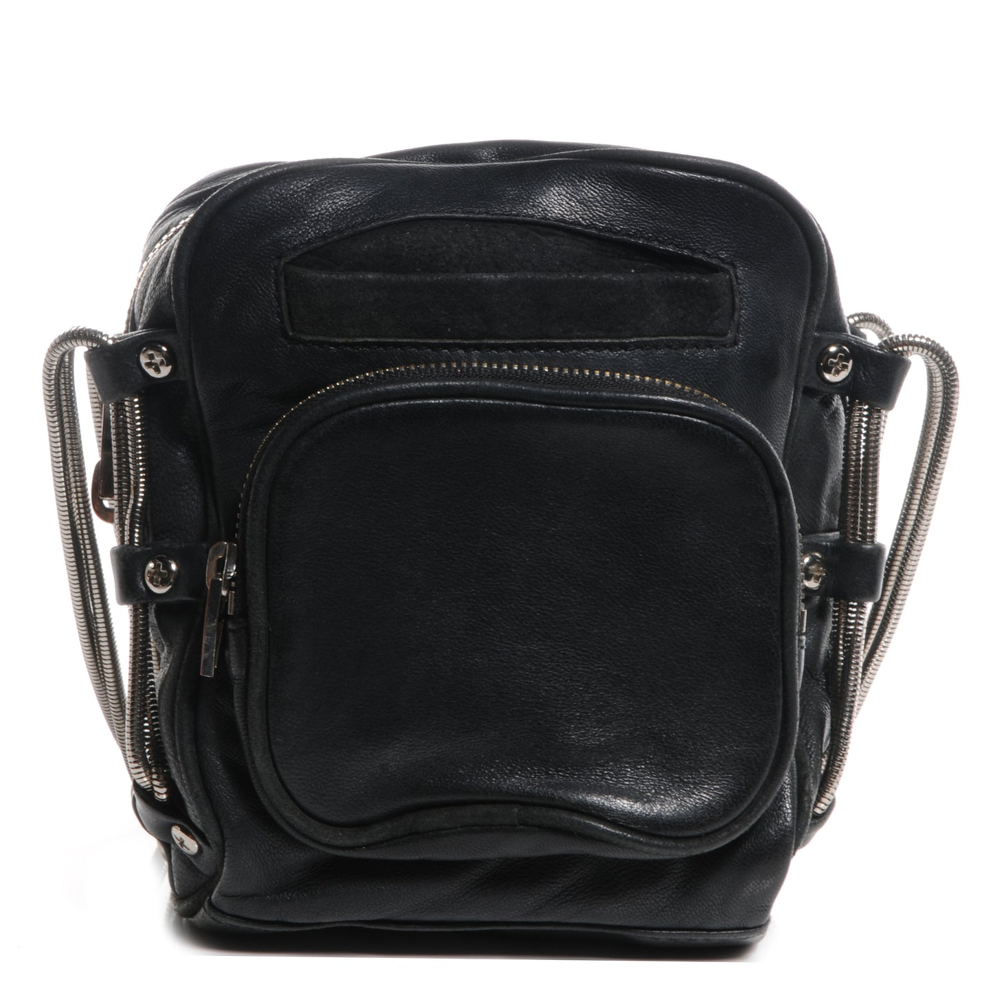 Lambskin Mini Brenda Chain Camera Bag Black