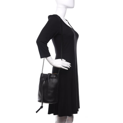 Stella McCartney Eco Alter Nappa Falabella Bucket Bag Black 2 of 9