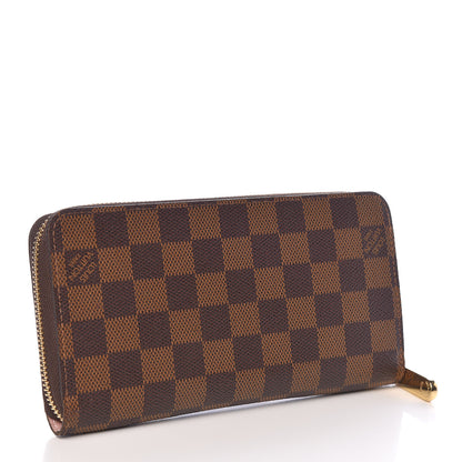 Louis Vuitton Damier Ebene Zippy Wallet Rose Ballerine 3 of 7