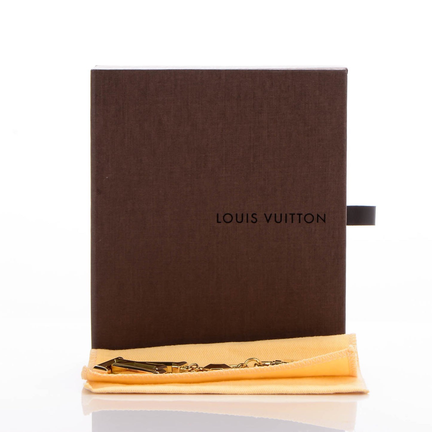 LV Facettes Key Holder Gold