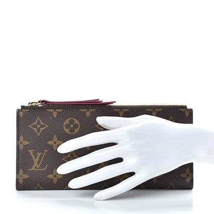 Louis Vuitton Monogram Adele Wallet Fuchsia 2 of 7