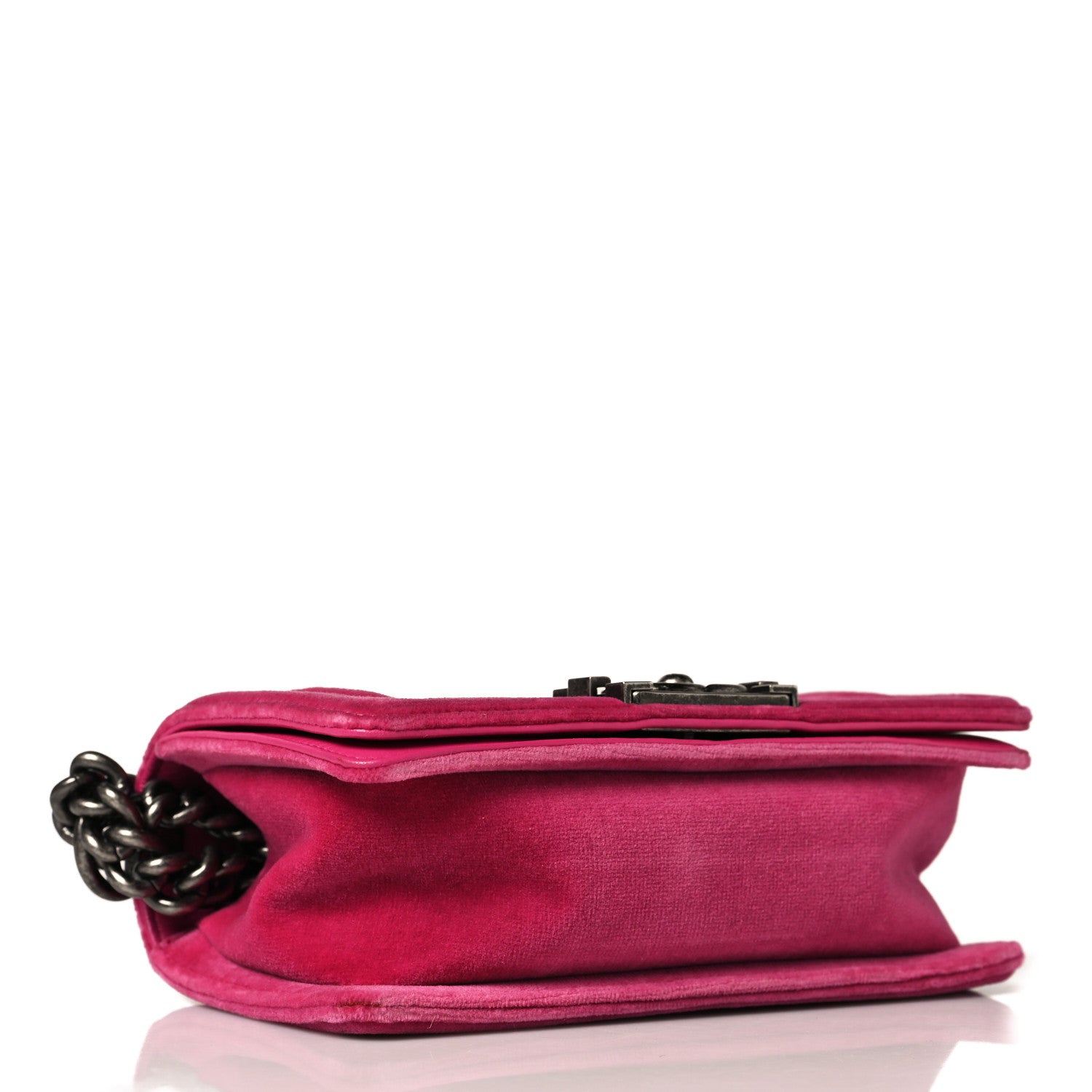Chanel Velvet Quilted Small Boy Flap Pink 4 of 10