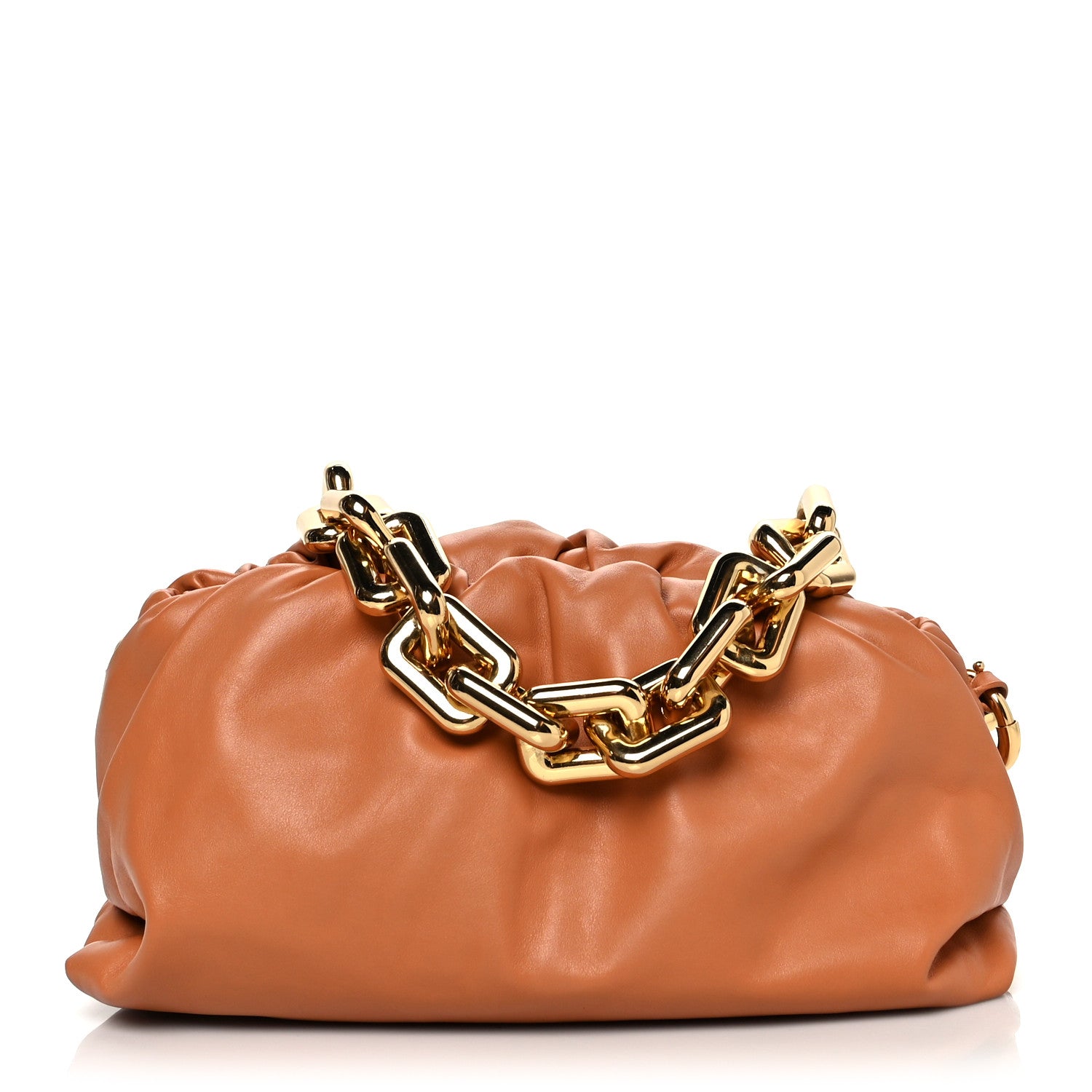 Bottega Veneta Calfskin The Pouch Chain Clay 1 of 12