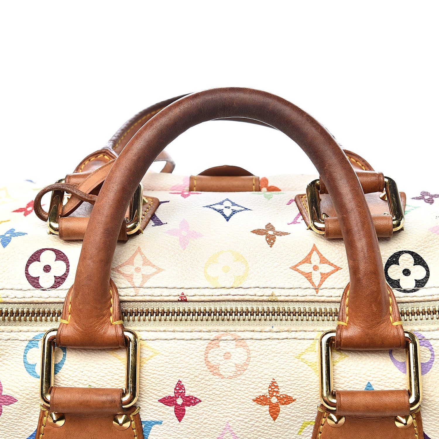 Louis Vuitton Monogram Multicolor Speedy 30 White 8 of 14