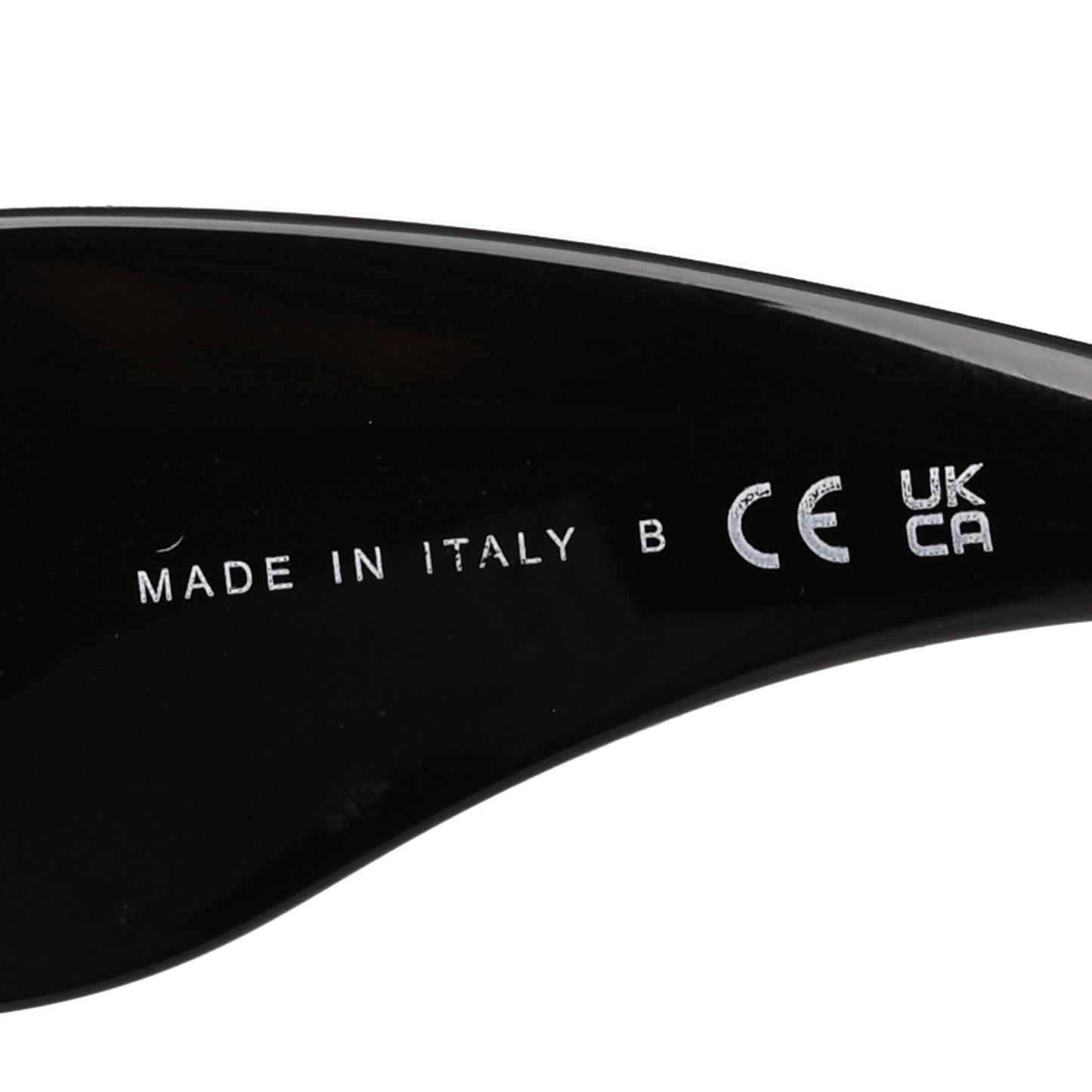 Acetate Calfskin Polarized Square Sunglasses 5473-Q-A Black