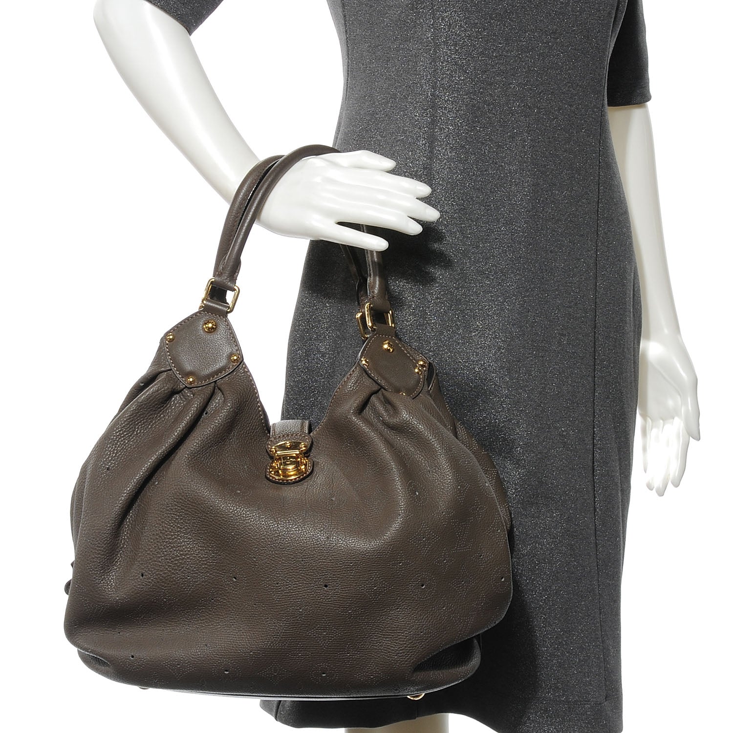Louis Vuitton Mahina L Elephant Gris 2 of 7