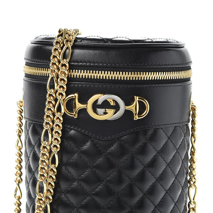 Gucci Calfskin Trapuntata Zumi Belt Bag Black 10 of 10