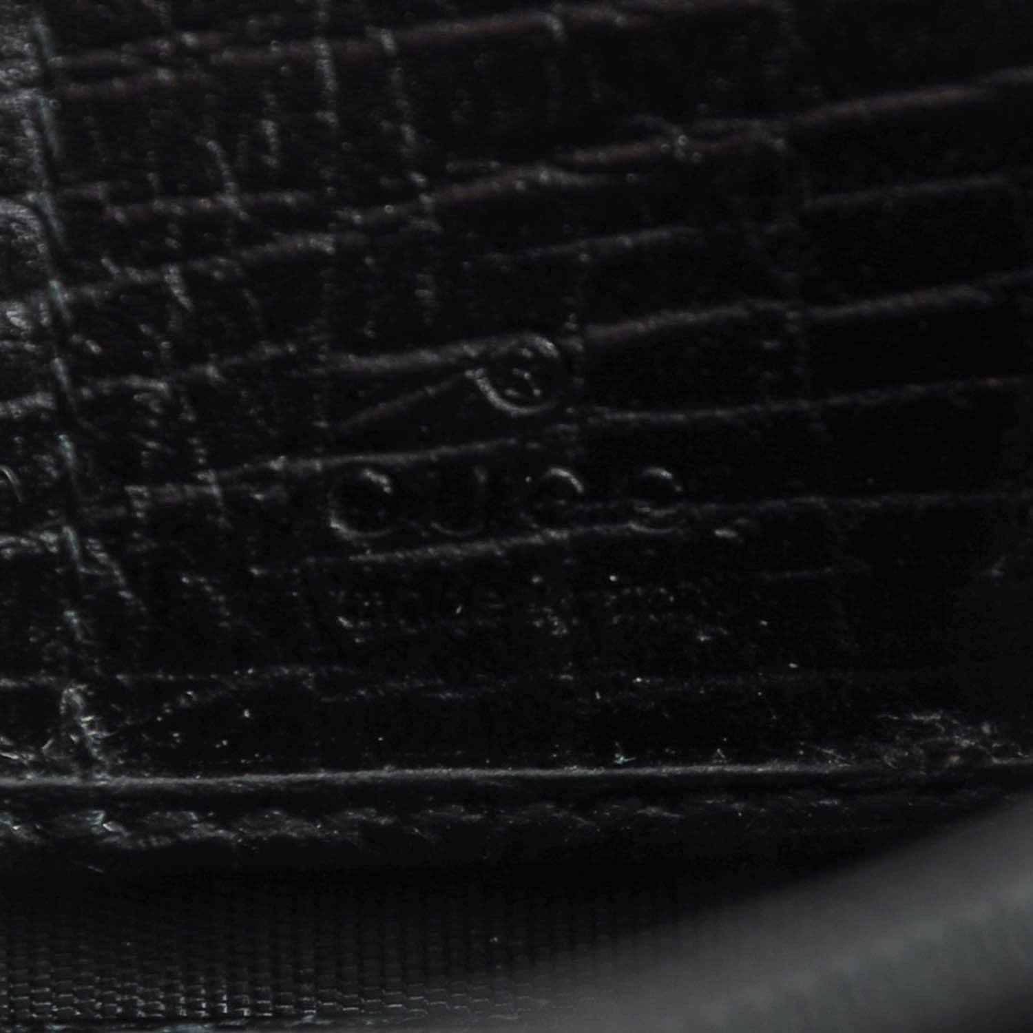 Gucci Monogram Web Horsebit Continental Wallet Black 6 of 7